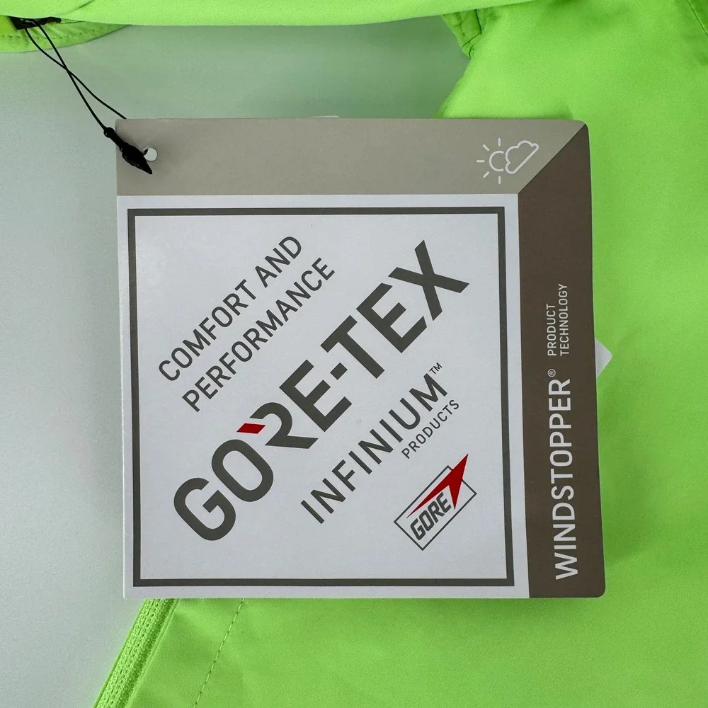 Nike Trail Womens GORE-TEX INFINIUM Hooded Jacket‎ Neon Green Size S NWT - Picture 4 of 8